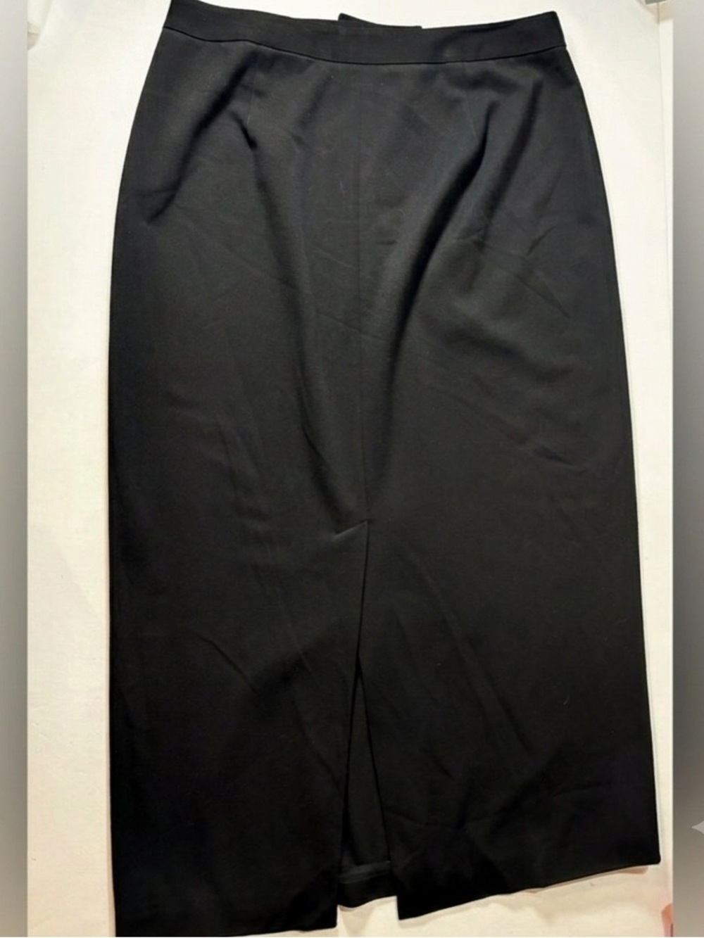 Talbots Classic Long Black Skirt Size 12